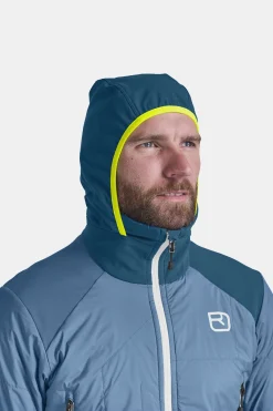ORTOVOX Jacken & Westen^SWISSWOOL COL BECCHEI HYBRID JACKET M mountainblue