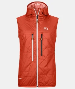 ORTOVOX Jacken & Westen^SWISSWOOL PIZ BOÈ VEST W sunsetorange
